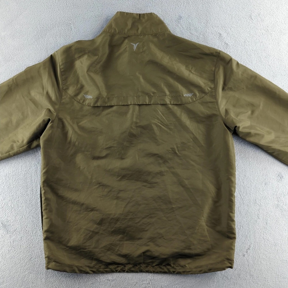 Old Navy Active Windbreaker Jacket Mens XL Green Yellow Running Outdoor Coat - Picture 9 of 10